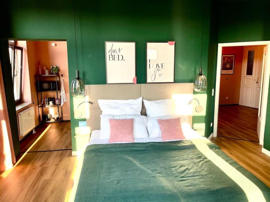 Schicke & Zentrale Altbauwohnung Leipzig Exteriör bild